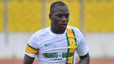 Former Mamelodi Sundowns forward Cuthbert Malajila in action