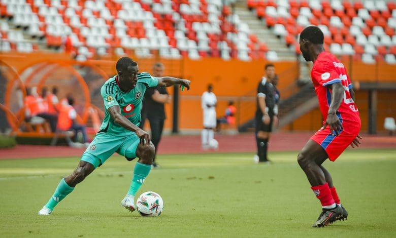 Deon Hotto in action against Stade d’Abidjan