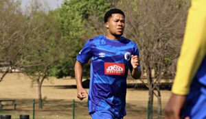 Kaizer Chiefs loanee Donay Jansen training at SuperSport United