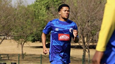 Kaizer Chiefs loanee Donay Jansen training at SuperSport United