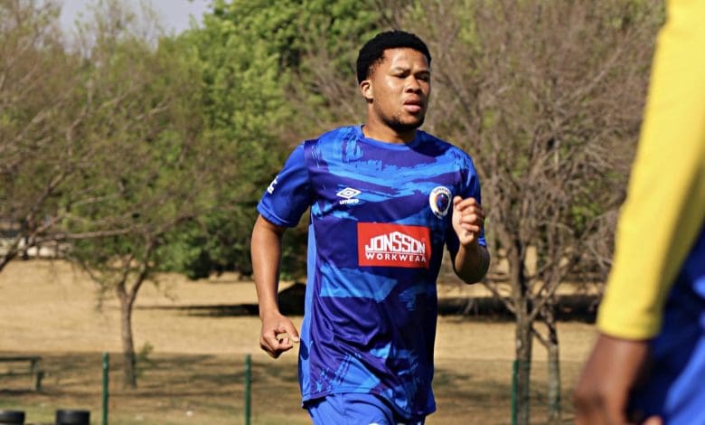 Kaizer Chiefs loanee Donay Jansen training at SuperSport United