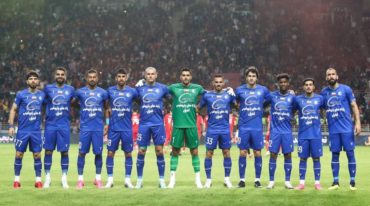 Esteghlal FC players before a match