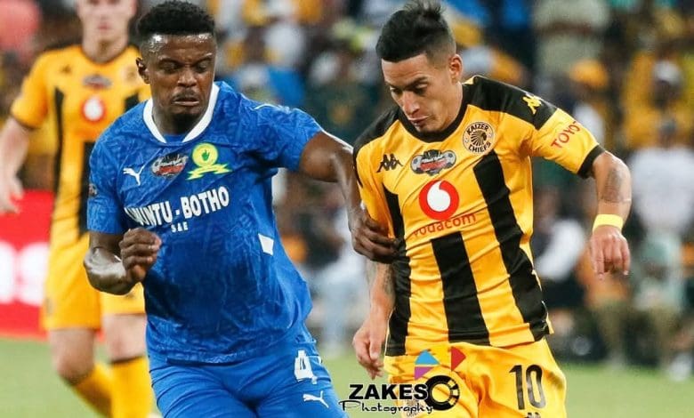 Gaston Sirino in action for Kaizer Chiefs against Mamelodi Sundowns