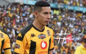 Gaston Sirino of Kaizer Chiefs before a game