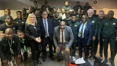 Gayton McKenzie and Bafana Bafana after a AFCON qualifier match