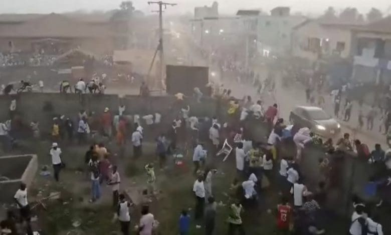 A Guinea stadium stampede has killed 50 fans