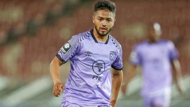 Cape Town City midfielder Haashim Domingo in action as his career revival continues after flopping at Raja Casablanca