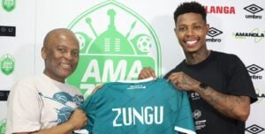 AmaZulu FC president Sandile Zungu and Bongani Zungu