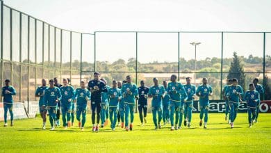 Kaizer Chiefs players at training in Naturena