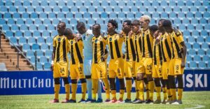 Kaizer Chiefs youngsters before a game