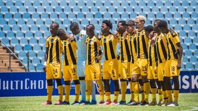 Kaizer Chiefs youngsters before a game