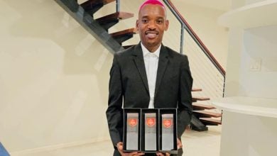 Former Kaizer Chiefs star Khama Billiat after winning two awards