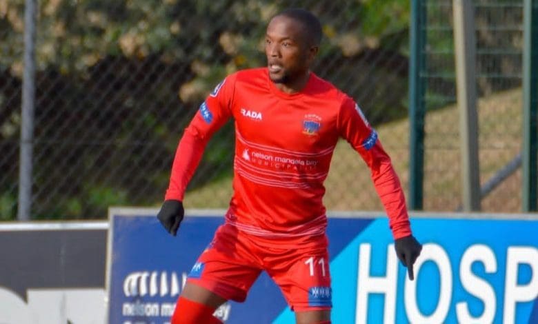 Khanyisile Mayo in action for Chippa United