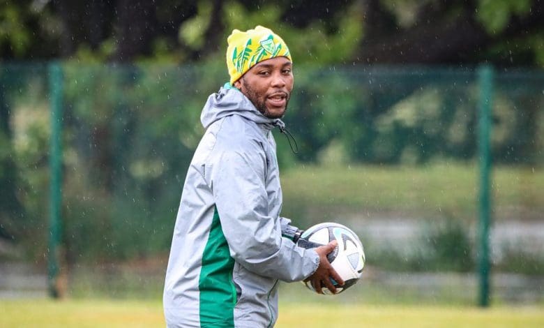 Mabhuti Khenyeza during training session at Golden Arrows