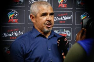 Magesi FC coach Clinton Larsen. Pics by Zamani Makautsi:Zakes Photography