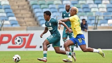 Mamelodi Sundowns in action against AmaZulu FC