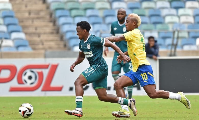 Mamelodi Sundowns in action against AmaZulu FC