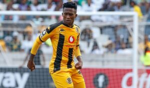 Mduduzi Shabalala in action for Kaizer Chiefs against Chippa United