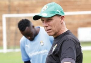 Michael Nees during Zimbabwe Warriors training