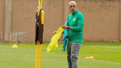 Miguel Cardoso during Mamelodi Sundowns training