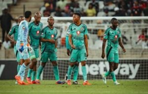 Orlando Pirates players during a match