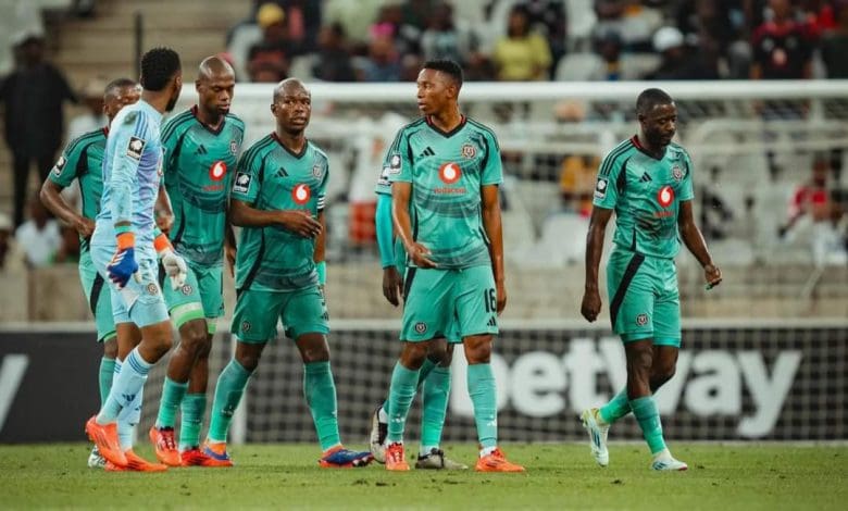 Orlando Pirates players during a match