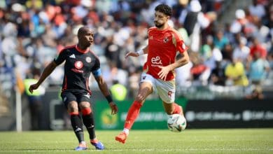 CAF Champions League group stage tie between Orlando Pirates and Al Ahly at Orlando Stadium