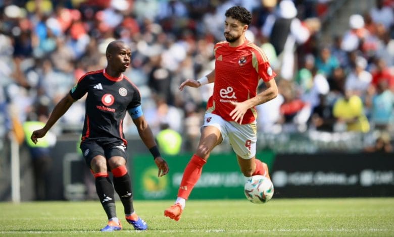 CAF Champions League group stage tie between Orlando Pirates and Al Ahly at Orlando Stadium