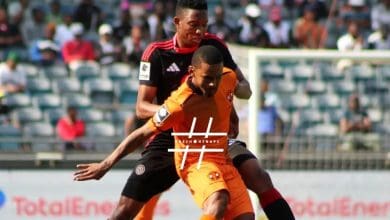 Oswin Appollis in action for Polokwane City against Orlando Pirates