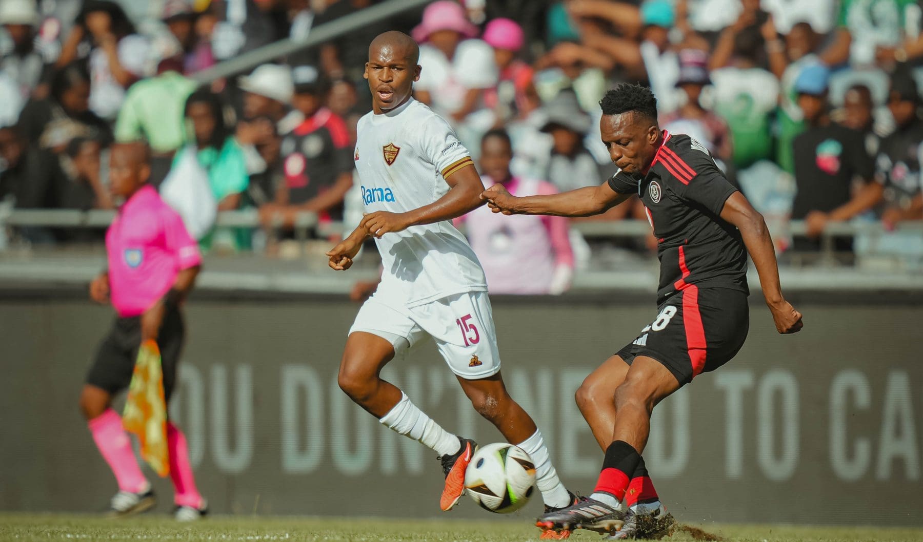 Orlando Pirates in action against Stellenbosch FC