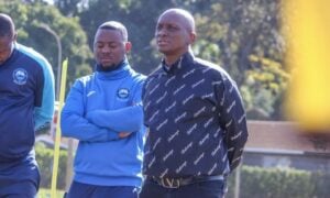 Richards Bay FC chairman Jomo Biyela during team’s training session