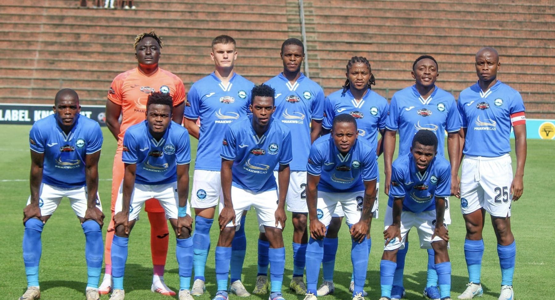 Richards Bay FC team picture ahead of the Carling Knockout Cup match