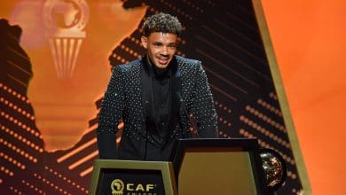 Bafana Bafana star Ronwen Williams securing Goalkeeper of the Year award at CAF awards