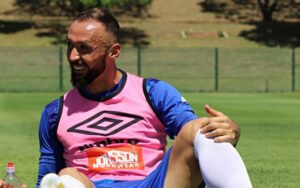 Samir Nurkovic during SuperSport training