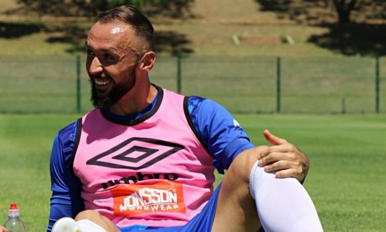 Samir Nurkovic during SuperSport training