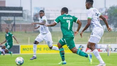 Sekhukhune United in action against Marumo Gallants