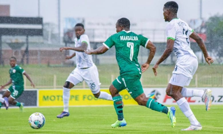 Sekhukhune United in action against Marumo Gallants