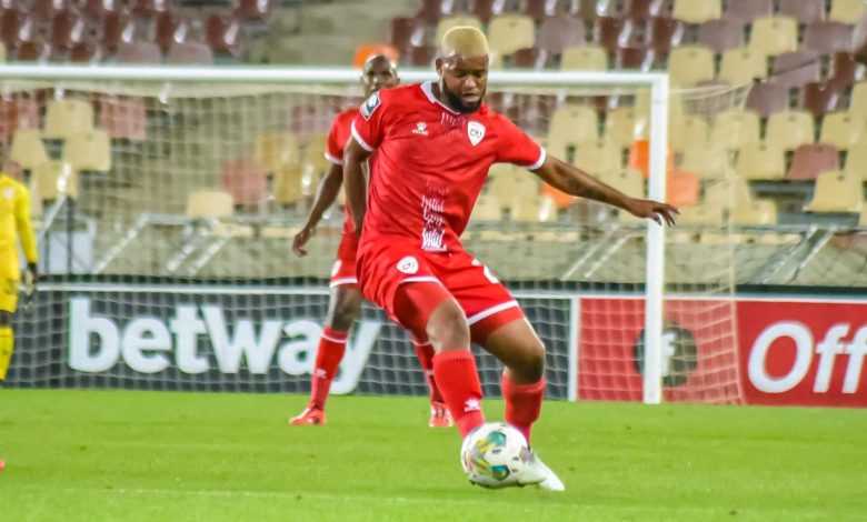 Sipho Mbule in action for Sekhukhune United