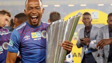 Thabo Mnyamane in SuperSport United colours