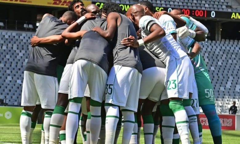 AmaZulu FC players during warm up