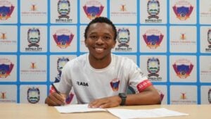 Chippa United’s Aphelele Teto when he signed