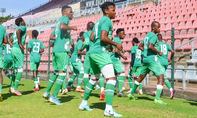 Bloemfontein Celtic in a training match against Orlando Pirates