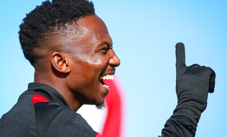 Cassius Mailula of Toronto FC during a training session at Wydad AC