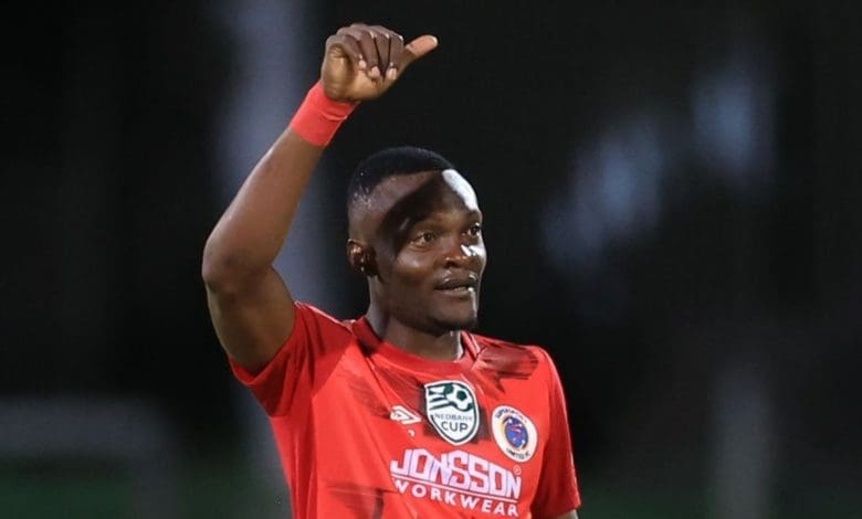 Christian Saile in SuperSport United colours