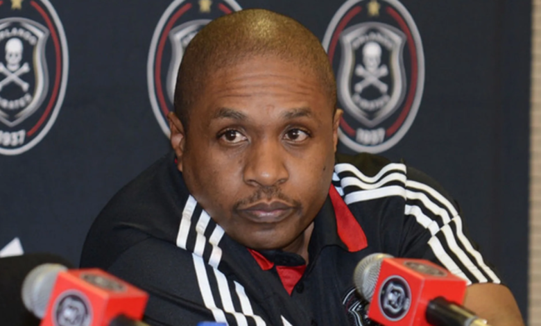 Floyd Mbele during his time at Orlando Pirates