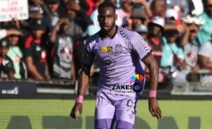 Fortune Makaringe during CT City match