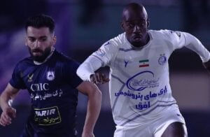 Gael Kakuta in action for Pitso Mosimane's Esteghlal FC