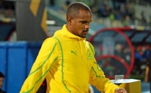 Iqraam Rayners getting ready for Sundowns match