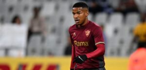 Jayden Adams during his stint at Stellenbosch FC