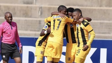 Kaizer Chiefs DDC team celebrating a goal